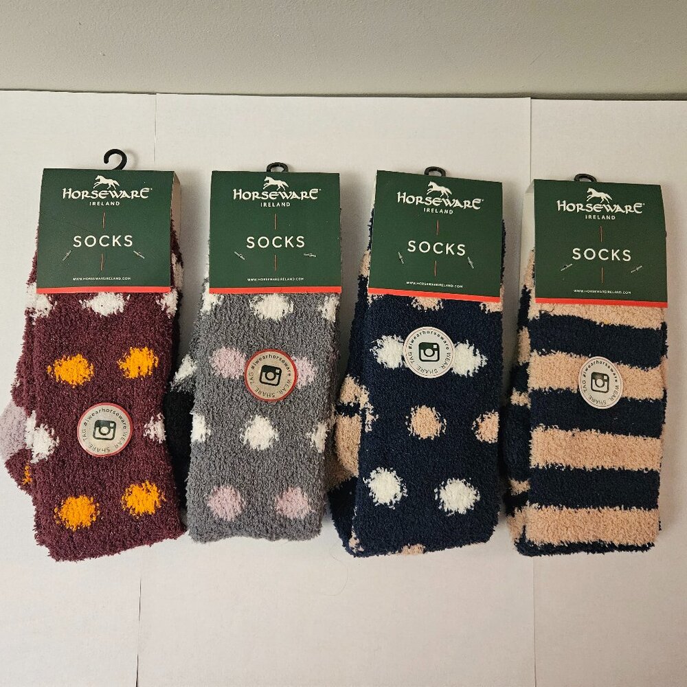 Horseware Ireland Softie Socks - 4 Pairs!  NWT